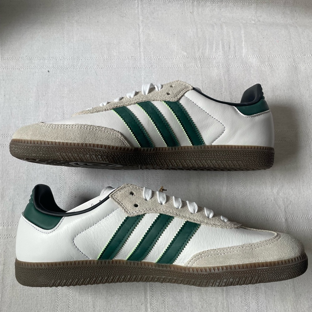 Adidas Samba ADV White College Green Sneakers Men's Size 11 GY6940 - Picture 7 of 9